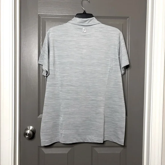FootJoy Women’s New Space-Dyed Golf Polo Shirt Gray XL - Picture 9 of 12